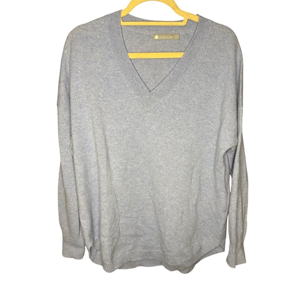 InCashmere V Neck Sweater Women's Size L